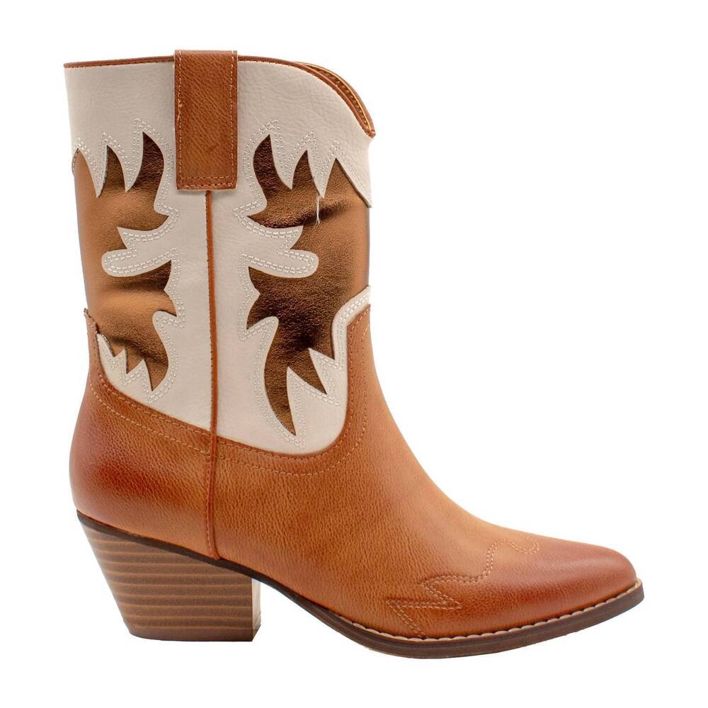 NEW VOLATILE women's spur western boot in tan
